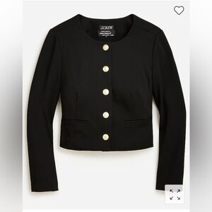 J. Crew Black Blazer with Gold Accents